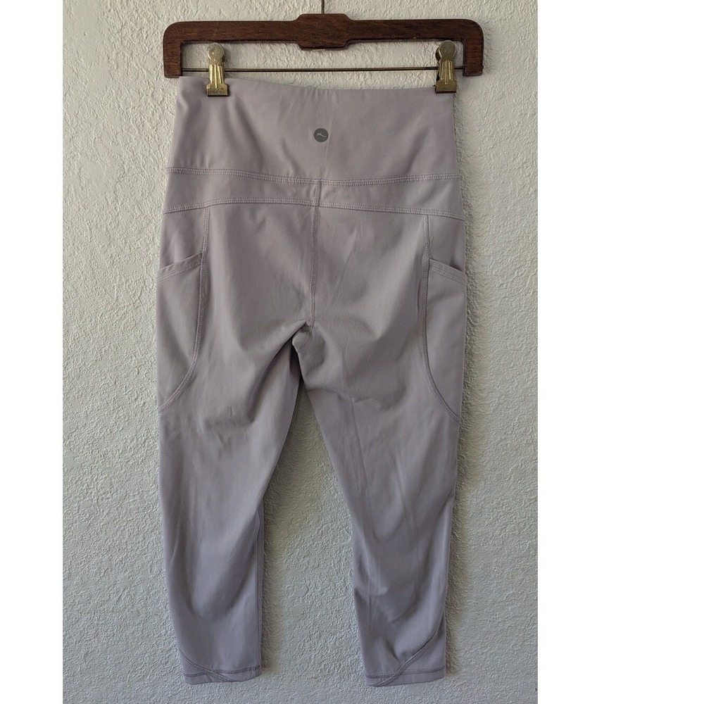 X BY Gottex crop‎ Leggings High Waisted Athletic Workout Pants Pockets Size S